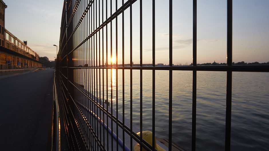 ISPS-stängsel i Frihamnen