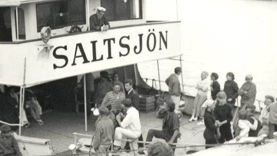 S/S Saltsjön lägger till 1967. 