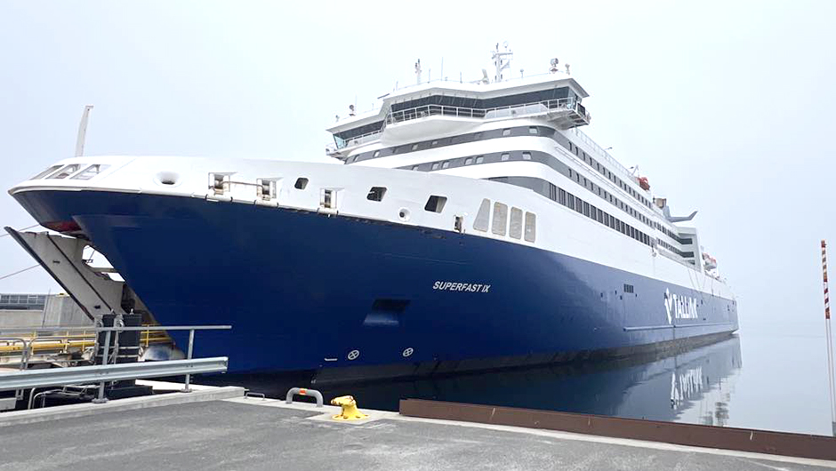 Fartyget Superfast i Kapellskärs hamn.